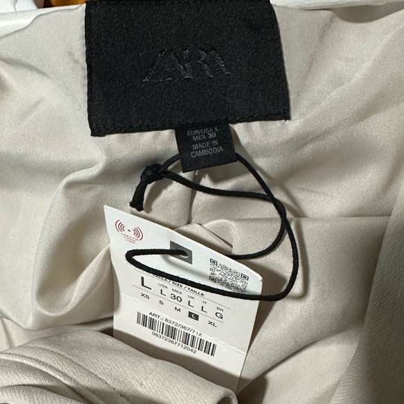 NWT Zara Off-White Women's Track Pants & Jogger Set - Picture 5 of 9